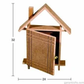 Hobi-Art Boyanabilir Ahşap Anahtarlık Obje A 022 - 1