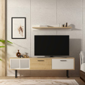 ENNA TV ÜNİTESİ SAFİRMEŞE BEYAZ - 1