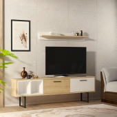 ENNA TV ÜNİTESİ SAFİRMEŞE BEYAZ - 2
