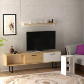 ENNA TV ÜNİTESİ SAFİRMEŞE BEYAZ - 5