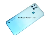 Tkgz Oppo Realme C25Y Kasa Arka Pil Batarya Kapağı ACIK MAVİ thumbnail 1