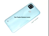 Tkgz Oppo Realme C21 kasa Arka Pil Batarya Kapağı MAVİ thumbnail 1