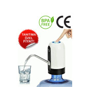 Vayomy Şarjlı Otomatik Damacana Su Pompası + USB Kablo (BPA içermez ,CE belgelidir) - 1