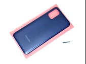 Tkgz Samsung Galaxy A03S Sm A037 kasa Arka Pil Batarya Kapağı Mavi - 1