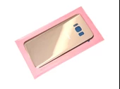 Tkgz Samsung Galaxy S8 Arka Pil Batarya Kapağı (CAM) GOLD - 1