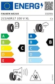 Falken 215/60R17 Euroall Season AS210 100V XL M+S Dört Mevsim Lastiği 2025 thumbnail 2