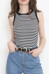 CLZ275 Bisiklet Yaka Atlet Siyahçizgili - 1