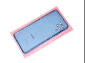 Samsung Galaxy M22 KASA Full Arka Pil Batarya Kapağı Mavi - 2