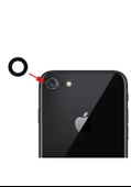 Tkgz İPhone 8 Arka Kamera Camı Lens Yapışkanlı - 1