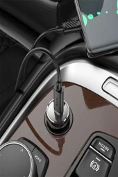 Qpen Z53 PD 30W Type-C to Lightning Araç Şarjı thumbnail 3