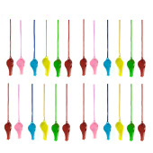 Düdük Plastik Düdük 24'lü İpli Düdük - 1