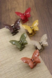 Mandal Toka Kelebek Model Mandal Toka Seti 6lı - 1