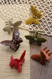 Mandal Toka Kelebek Model Mandal Toka Seti 6lı - 5