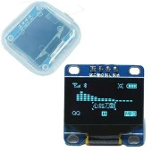 128x64 0.96 İnch I2C Oled Grafik Lcd Ekran 4 Pin(Mavi-Sarı) thumbnail 3