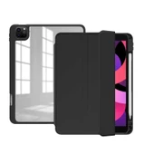 Apple iPad Pro 12.9 2021 (5.Nesil) Kılıf Zore Nort Arkası Şeffaf Standlı Kılıf - 1