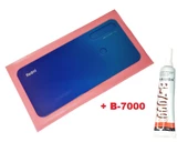 Tkgz Xiaomi Redmi NOTE 8 Arka Pil Batarya Kapağı (CAM+B-7000) MAVİ thumbnail 1