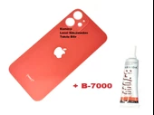 Tkgz İPhone 12 MİNİ Arka Pil Batarya Kapağı (CAM+B-7000) KIRMIZI - 1