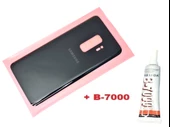 Tkgz Samsung Galaxy S9 PLUS Arka Pil Batarya Kapağı (CAM+B-7000) SİYAH - 1