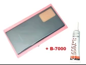 Tkgz Samsung Galaxy Note 20 ULTRA Arka Pil Batarya Kapağı (CAM+B-7000) SİYAH - 1