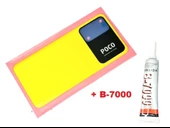 Tkgz Xiaomi POCO M4 PRO (5G) Arka Pil Batarya Kapağı (B-7000) SARI thumbnail 1