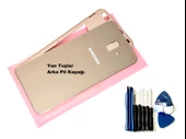 Tkgz Samsung Galaxy J6 Plus FULL ORJ KASA Arka Pil Batarya Kapağı (TAMİR SETİ) GOLD - 1