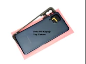 Tkgz Samsung Galaxy M32 KASA Arka Pil Batarya Kapağı (TAMİR SETİ) SİYAH - 2
