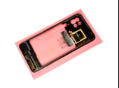 Tkgz Samsung Galaxy M32 KASA Arka Pil Batarya Kapağı (TAMİR SETİ) SİYAH - 3