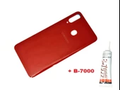 Tkgz Samsung Galaxy A20S A207 Arka Pil Batarya Kapağı (B-7000) KIRMIZI thumbnail 1