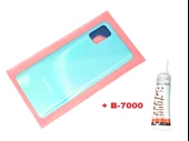 Tkgz Samsung Galaxy A51 A515 Arka Pil kapağı (B-7000) MAVİ - 1
