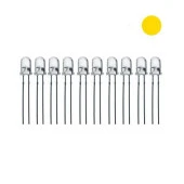 5mm Flaşörlü (Yanıp Sönen)Sarı Led Paketi - 50 Adet thumbnail 1