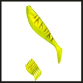 Uyguna-Yakala 5'li  Fluo Green 8,5cm Sasi-YEM.670 - 1