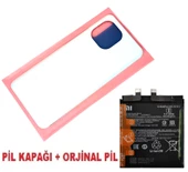 Tkgz Xiaomi Mİ 11 Arka Kapak Batarya Pil Kapağı + PİL (CAM) BEYAZ thumbnail 1