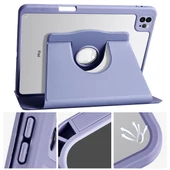 Apple iPad Pro 11 2021 (3.Nesil) Kılıf Zore Termik Kalem Bölmeli Dönebilen Standlı Kılıf thumbnail 5