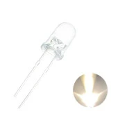 5mm Şeffaf Beyaz Led Paketi - 50 Adet thumbnail 2