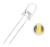 5mm Şeffaf Sarı Led Paketi - 10 Adet thumbnail 2