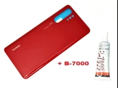 Tkgz Huawei Uyumlu P30 PRO Arka Kapak (CAM+B-7000) KIRMIZI thumbnail 1