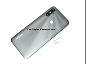 Oppo Realme C3 Kasa Arka PİL Batarya Kapağı FÜME - 1