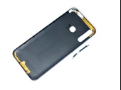 Infinix HOT 8 KASA Arka Pil Batarya Kapağı SİYAH MAVİ - 2