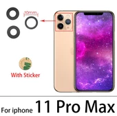 iPhone 11 PRO MAX Arka Kamera Camı Lens Yapışkanlı thumbnail 1