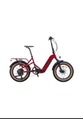 Loop COASTER 20 Jant Katlanır (FAT Bike) - 7 Vites Elektrikli Bisiklet Kırmızı-Siyah - 1