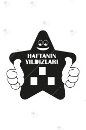 Haftanın Yıldızı Panosu - Ahşap İlkokul Sınıf Panosu - Okul Öncesi Sınıf Panosu 1. Sınıf 2. Sınıf - 3