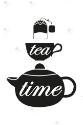 Tea Time Çay Zamanı Figürlü Ahşap Mutfak Duvar Dekorasyonu - 2