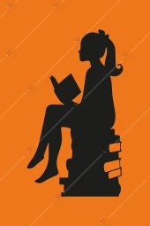 Kitap Okuyan Kız Temalı Ahşap Duvar Dekoru - 20x35 Cm - Çift Taraflı Bant Ile Kolay Montaj - 3