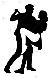 Ahşap Love Tango Dans Eden Çift Duvar Dekoru - Kolay Montaj - 30x20 Cm - 2