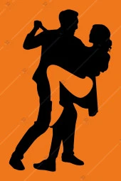 Ahşap Love Tango Dans Eden Çift Duvar Dekoru - Kolay Montaj - 30x20 Cm - 3