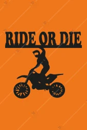 Ride or Die Motorsiklet Ahşap Duvar Dekorasyonu - 3