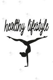 Healthy Lifestyle Sağlıklı Yaşam Pilates Duvar Dekor Ahşap Tablo 35x34 - 2