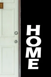Home Yazılı 4'lü Duvar Dekoru Tablo - 1