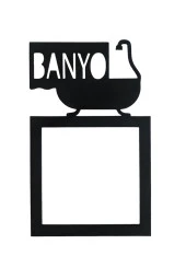 Banyo Ahşap Priz Çerçevesi Dekorasyon - 3