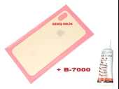 iPhone XS MAX Arka Pil Batarya Kapağı (CAM+B-7000) GOLD - 1